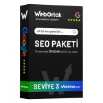 Seviye 3 Google SEO Hizmeti Paketi (Profesyonel)